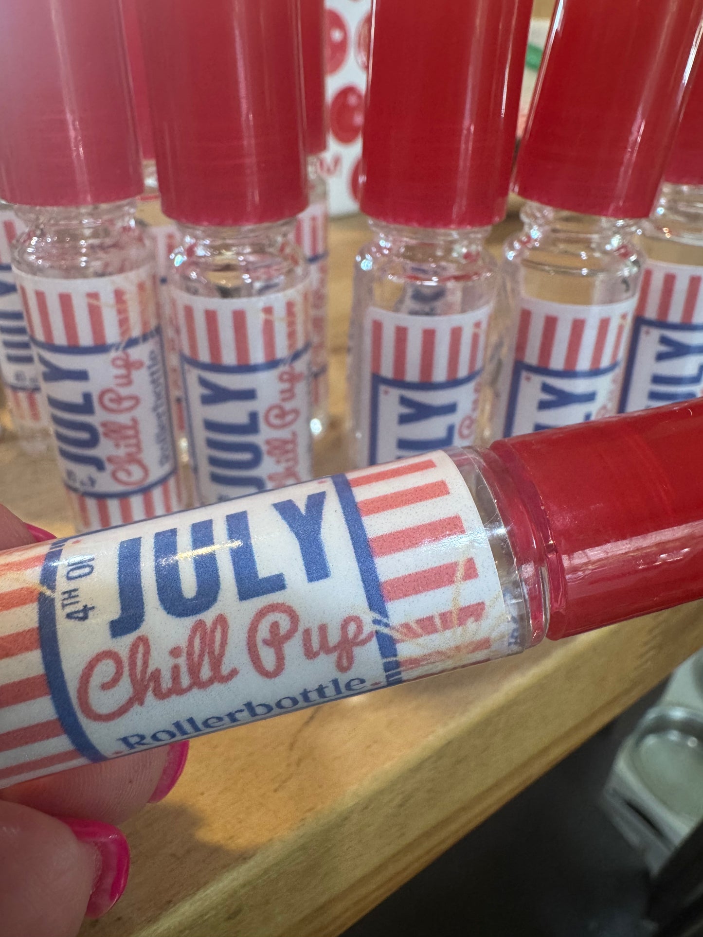 Chill Pup 4th of July Rollerbottle