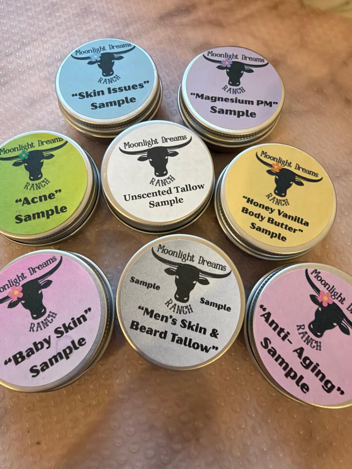 .5 oz Tallow Samples