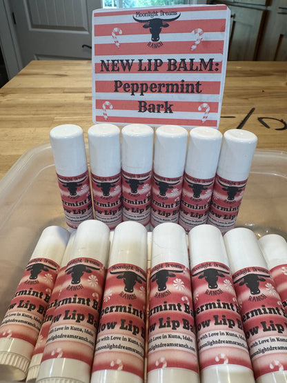 Giant Peppermint Bark Tallow Lip Balm