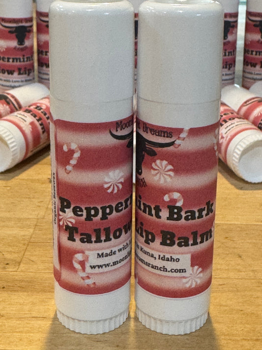 Giant Peppermint Bark Tallow Lip Balm