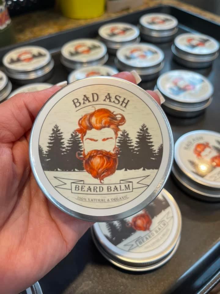 Bad Ash Beard Balm 2 oz Tin